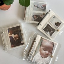 바인더 포토 티켓북 대지 앨범 카드 콜렉트북 사진 포카 미니, 3X5 앨범 글리터