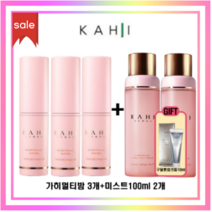 kahi가히멀티밤9g + 가히미스트100ml + 구달톤업크림10g증정 이시영 김고은 가희주름스틱 바르는뷰티가희 목주름스틱 연예인멀티밤, 멀티밤3개+미스트100ml2개+구달톤업크림10g1개