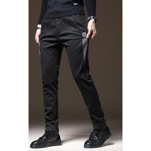 캐주얼팬츠 남중청년 남바지 와이드 일자 밴딩 팬츠