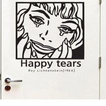 휴대폰매장꾸미기 Happy tears RC013, 그레이