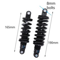 컨버터 변환기 호환 부품 모터 Kindshock 자전거 충격 흡수기 후면 165 190 mm 내리막 CX MTB EXA 양식 Mou, 05 165mmx24x24-1000lbs, 한개옵션1