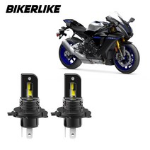 야마하 VZF-R1 오토바이 LED 전조등 12V H4헤드램프 2면 헤드라이트 바이크, BLT 12v H4 오토바이LED 2면 블랙