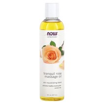 나우푸드 (나우 푸드) Solutions 트랜퀼 로즈 마사지 오일 237ml (8fl oz)옵션확인필수, 8 액상 온스
