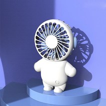 KEFAN 우주인 휴대용 선풍기 핸디형 탁상겸용, 푸른 색