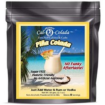Skinny Cal-0-Colada Zero Calorie All Natural Pina Colada Cocktail Mix Powder １ Pouch, 1