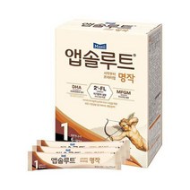 [보리보리/앱솔루트]리뉴얼 앱솔루트 명작 2FL 스틱분유 1단계 14g 20개 (0~6개, 단일옵션