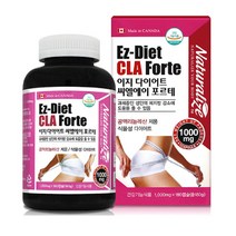 네추럴라이즈 이지 다이어트 CLA 포르테 공액리놀렌산 홍화씨유, 1캡슐, 1000mg