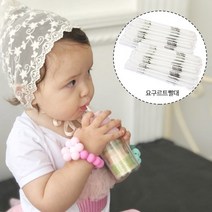아가프라 일회용빨대 모음전(매직빨대컵 요구르트 스타빨대컵), 요구르트빨대 240p