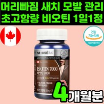 모발 모근 식약처 인증 캐나다 비오틴 바이오티 바이오틴 50대 남자 임산부 60대 남성 여성 엄마 먹는 손톱 모발 가는 머리카락 영양제 추천 비오티 비타민 H B7 케라틴 단백질, 120정, 1박스