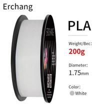 Erchang-3D 프린터 필라멘트 200g/롤 부드러운 인쇄 3D 펜 충전 PLA 1.75mm 직경 DIY 아트웍 인쇄110934, 3D 프린터 필라멘트 3