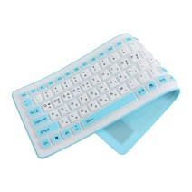 (Coms) 실리콘 롤 키보드 USB 방수 White BB624, 본상품선택