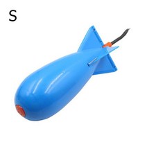 잉어 낚시 로켓 피더 스포드 폭탄 플로트 미끼 홀더 펠렛 로켓 피더 낚시 태클 pesca iscas 액세서리, 블루 에스