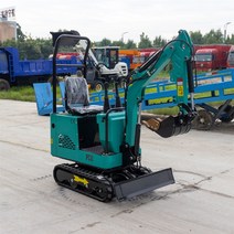 미니 굴삭기 토공 배거 1.0 톤, 01 Amry 녹색