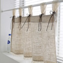 자수용 수술 린넨 바란스 주방 커튼 프랑스자수 야생화 생활, 린넨히피바란스(K)