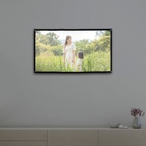 필타임 이동형 빔프로젝터 스크린 132X75CM 16:9비율 빔프로젝터스크린설치 스크린
