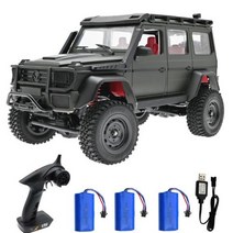 rc카 오프로드 입문용 몬스터카 MN86S MN86 112 RC 자동차 업데이트 버전 4WD 고속 트럭 원격 제어 장난감 선물 트럭RC 카, MN86S 3Battery Black
