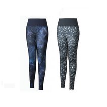 코오롱스포츠 여성 사계절 프린트 플레인 레깅스 다크 네이비 그레이 포인트 코디 우주공간 모티브 데일리 PLAIN 팬츠 JKPNX20152 DNA DGY