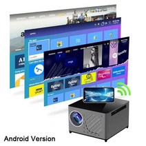 가정용빔프로젝터 미니빔프로젝터 캠핑빔프로젝터 zdssy p84 풀 hd 1080p led 프로젝터 홈 시어터 7200 루멘 miracast wifi 미러링 usb (안드로이드, 안드로이드 버전, 나는 플러그