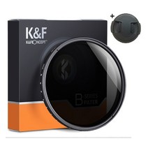 K&F Concept 49mm 가변 ND2-400 필터 (캡 옵션) - Japan AGC Glass Fader ND2-ND400 Filter (cap option), 49mm ND2-400 + 52mm 필터캡