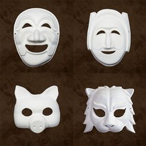 일음쇼핑^^*m전통탈 5개묶음 꾸미기 DIY자재 공예재료 만들기 미술놀이일medi^*^