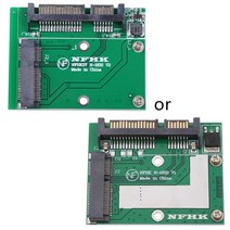 컴퓨터 케이블 커넥터와 호환되는 미니 PCI-E MSATA SSD에서 2.5 SATA 6.0 GPS 어댑터 변환기 카드 모듈 보드, 하얀색