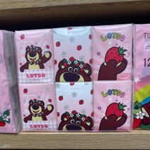 랏소베어 캐릭터 티슈 휴대용 여행용 휴지 미니 포켓티슈 토이스토리