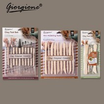 찰흙칼 점토 도예 클레이 도구 세트 도자기 수업재료 clay craft tool, 5pcs