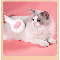반려동물 핑크 귀여운 원터치 브러쉬 p123
