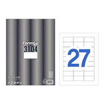 A4스티커라벨지 스티커라벨지 폼텍 다용도 바코드용 LQ3104 20매 (제스트)_973EA, 본상품선택