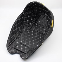 오토바이 바이크 AK550 PU 가죽 리어 트렁크 카고 라이너 프로텍터 시트 버킷 패드 KYMCO AK550, 협동사, 검정