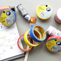 마스킹테이프 접착력좋은 디자인박스테이프 적색 15x10