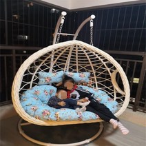 이마트트레이더스 행잉체어 라탄그네의자 둥지의자, L