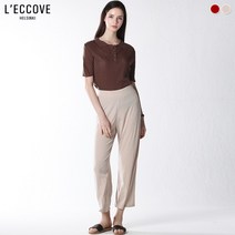 레코브 레코브(LECCOVE) 밀키 밴딩 와이드 팬츠 (택가격:29800원)