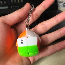문화 작은 크기 루빅스 큐브 미니 열쇠 고리 펜던트 부드러운 색상 작은 소매-10468, 옵션12, 단일옵션