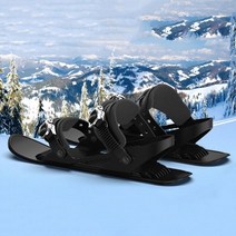 카빙스키 인라인스키 숏스키 대회전 스키플레이트, 상세이페이지 참고, 길이 39cm 블랙 보드