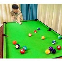 가정용 당구대 당구다이 당구장 포켓볼 보드게임 어린이, 대형 당구대(어린이 및 성인에게 적합)