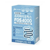 JW중외제약 프리미엄 프리바이오틱스 FOS 4000 플러스 아연 프락토올리고당 유산균, 30포, 20박스