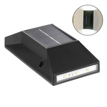 태양열정원등 태양광 수목투사등 볼라드등 보안등 외등 지중등 옥외등 4/6/8/10LED 태양 빛 방수 벽 램프, 15 2LEDWhite120x63x30mm