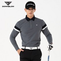 남성 골프 웨어 남자 카라 티 셔츠 팔 라인 의류 운동 복 실외 스크린 스윙 퍼팅 실내 연습 장 가을 겨울