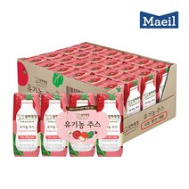 [매일] 상하 유기농주스 사과딸기케일 125mL 24팩/48팩/72팩/96팩, 상세설명 참조, 사과딸기케일 125mL*24팩