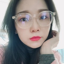 투명뿔테 블루라이트차단안경 - 나혼자산다