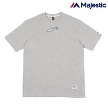 [망고] 마제스틱 ML183UCATS001 레터링 크루넥 티셔츠, 제품:마제스틱 ML183UCATS001 반팔티셔츠 / 사이즈:(105)