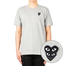 꼼데가르송 남성 로고 반팔 티셔츠 (P1T296 GREY)