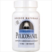 (미국직배) 소스내츄럴 폴리코사놀10mg 120정 Source Naturals Policosanol, 1개