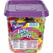 Wonka Laffy Taffy 웡카 라피타피 모음 팩 145개입 1.4kg, 1개