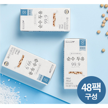 바디랩 순수 두유 99.9, 48개, 190ml