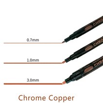 프라모델 도료 도색 아크릴 에나멜 물감 chrome marker 수지 84, 구리-3pcs