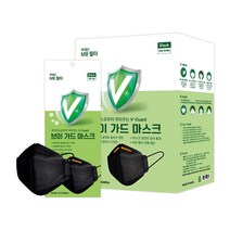 브이가드 마스크 3D 블랙 대형 50매
