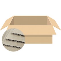 편의점 이사용 무지 낮은 택배박스 소량 포장 골판지 상자 20매