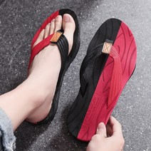 ZZJJC 배색 심플 남성 조리 실내외 슬리퍼 캐주얼 비치 슬리퍼